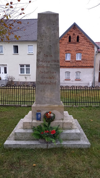 Zülichendorf, Kriegerdenkmal